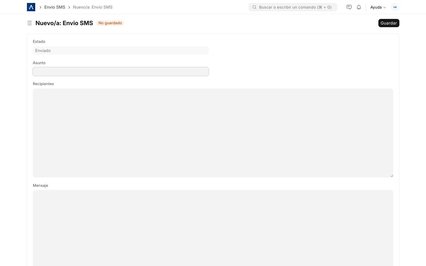 Envío de SMS por Háblame desde el propio flujo de SFUN