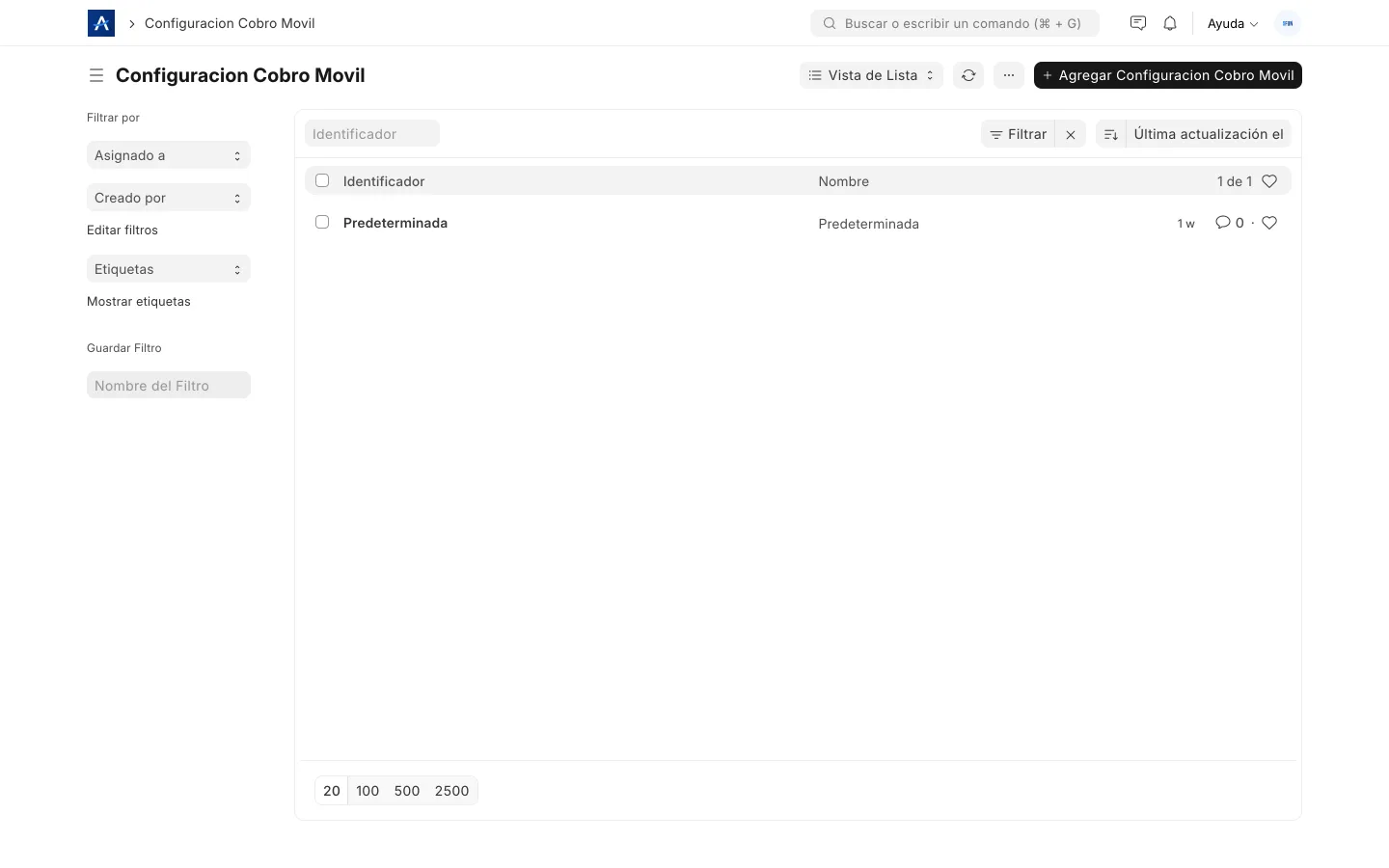 Configuración del cobro móvil en SFUN: descuentos, condonaciones y plantillas de impresión