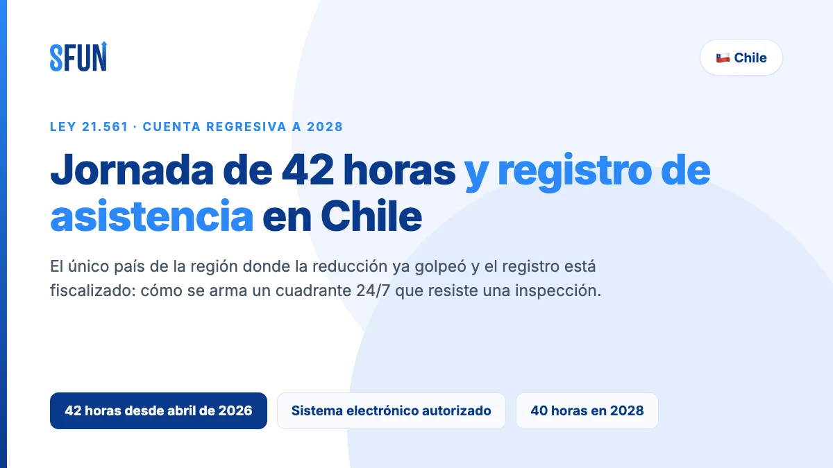 Jornada de 42 horas y registro electrónico de asistencia en Chile: impacto en los turnos 24/7 de un grupo funerario