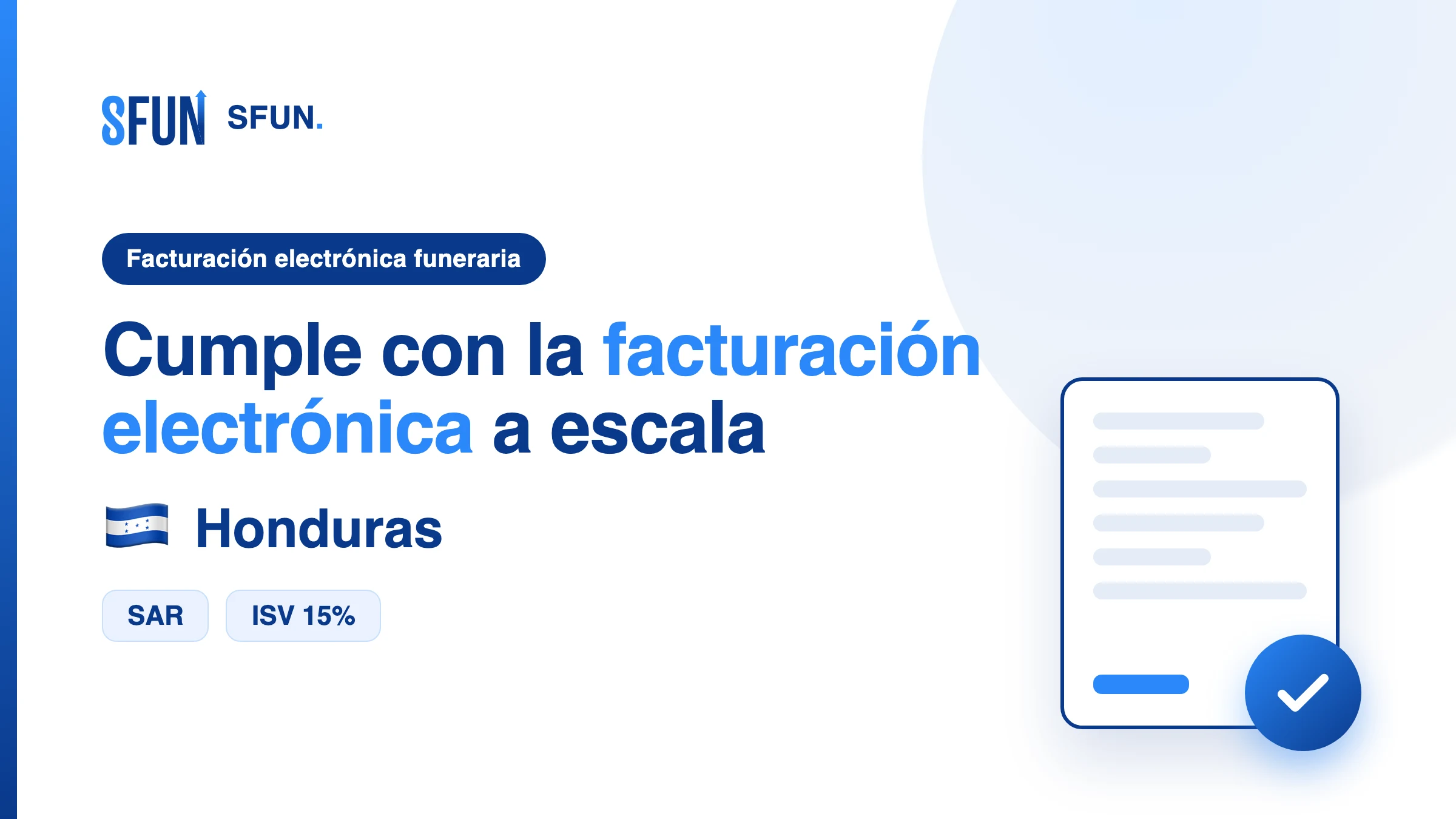 Facturación funeraria en Honduras: Régimen de Facturación del SAR con CAI y correlativos autorizados